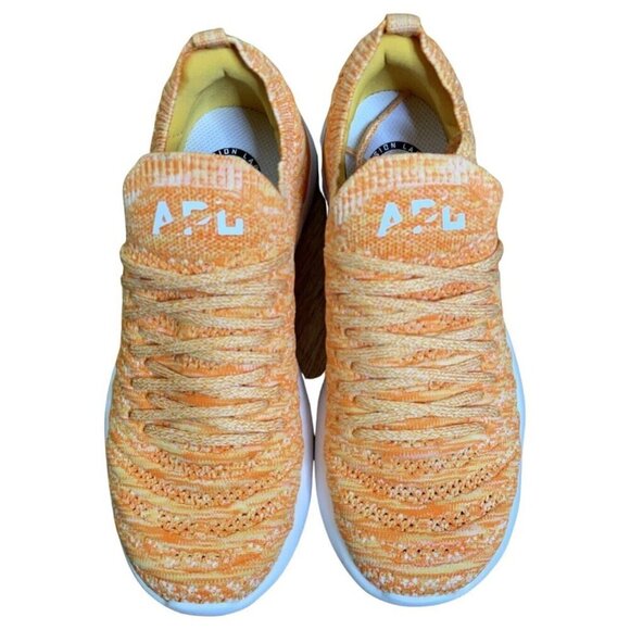 APL Women's Techloom Wave Sneakers Trainers Orange Size 6 EU 36 NEW - Picture 3 of 7